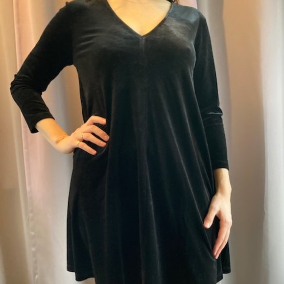 ICONE Dresses & Skirts - NWT ICONE by Simons Velvet Swing Dress